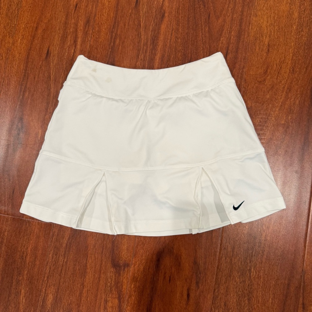 Nike white Pleated Skirt